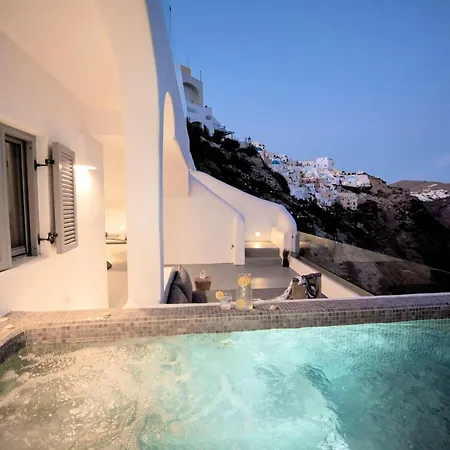 Caldera Horizon Grand Cave Oia, Santorini Private Terrace Outdoor Hot Tub Breathtaking Caldera Views * Οία